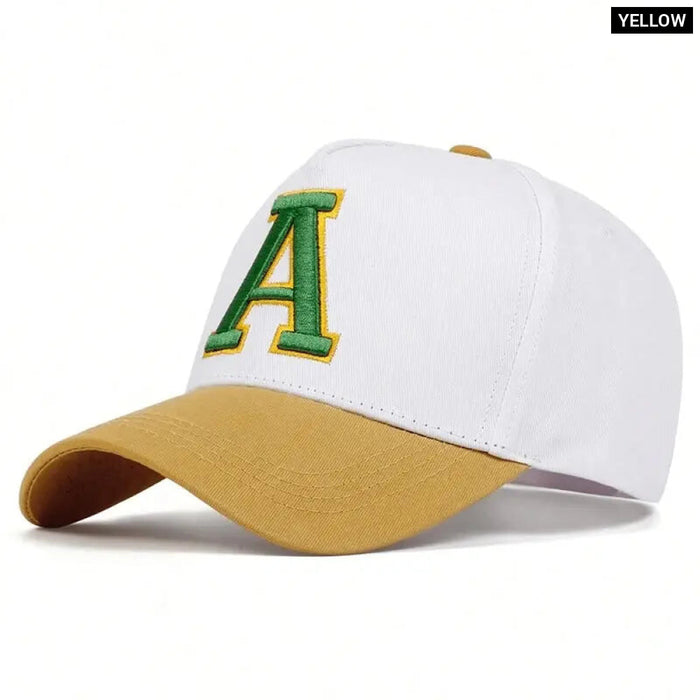 A Letter Embroidered Baseball Cap / Hat For Outdoor Wear