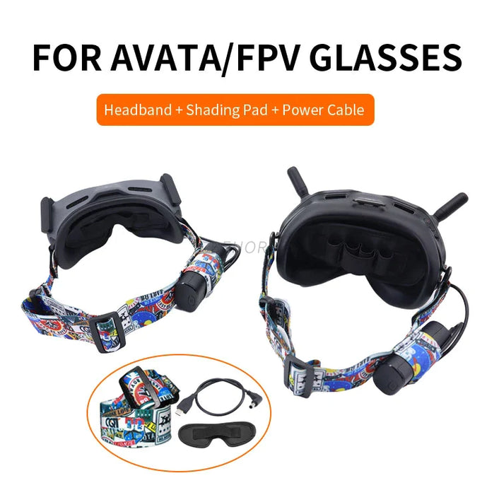 Adjustable Battery Strap Headband For Dji Avata Accessories