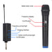 2 Channel Uhf Wireless Mic For Karaoke And Events