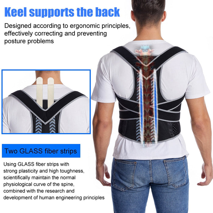 Adjustable Fully Back Shoulder Posture Corrector Belt