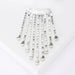 Rhinestone Tassel Lapel Pin Korean Fashion Fringe Brooch