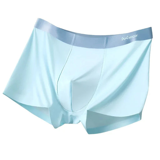 3 Piece Antibacterial Ice Silk Mens Boxer Briefs