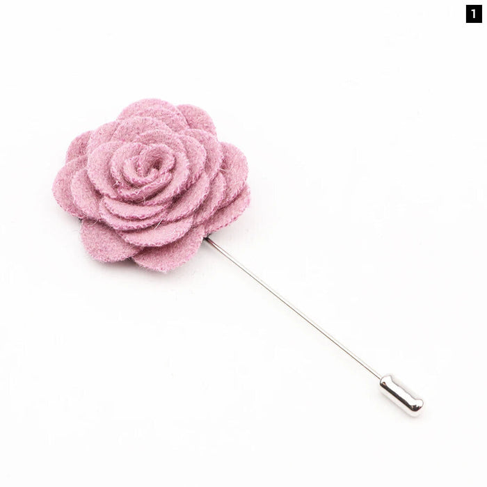 Handmade Romantic Flower Brooch 34 Colours