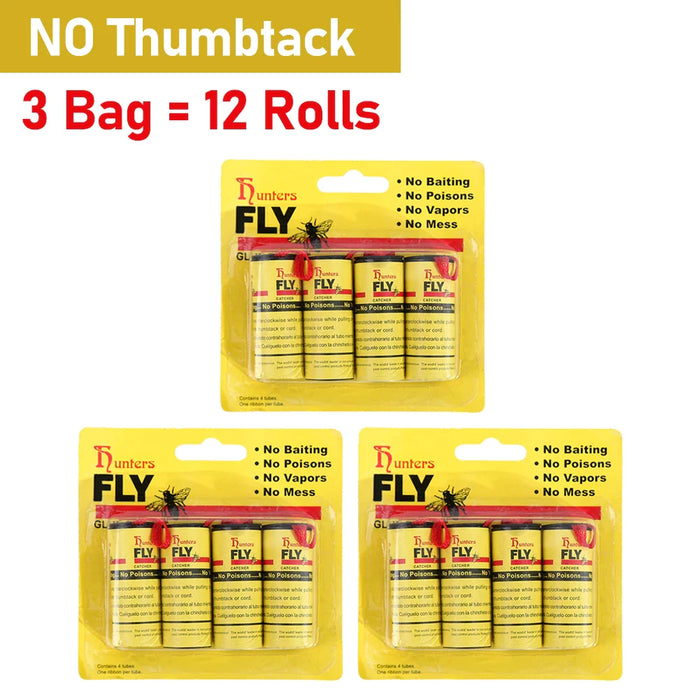 40 Rolls Fly Sticky Paper For Insect Control