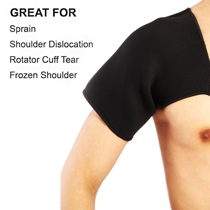 1Pc Sports Adjustable Single Shoulder Back Brace Guard Wrap Belt for Muscle Tear Pain Sprain