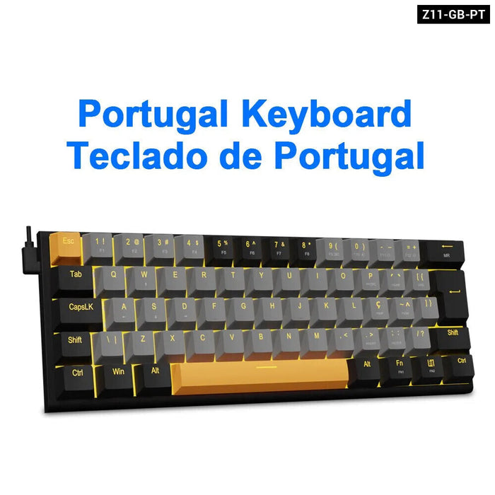 61 Key Usb Mechanical Gaming Keyboard