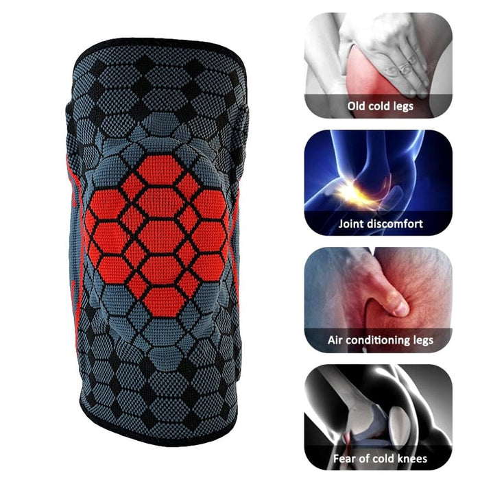 Sports Knee Compression Sleeves Braces for Gym Workout Running Cycling Basketball