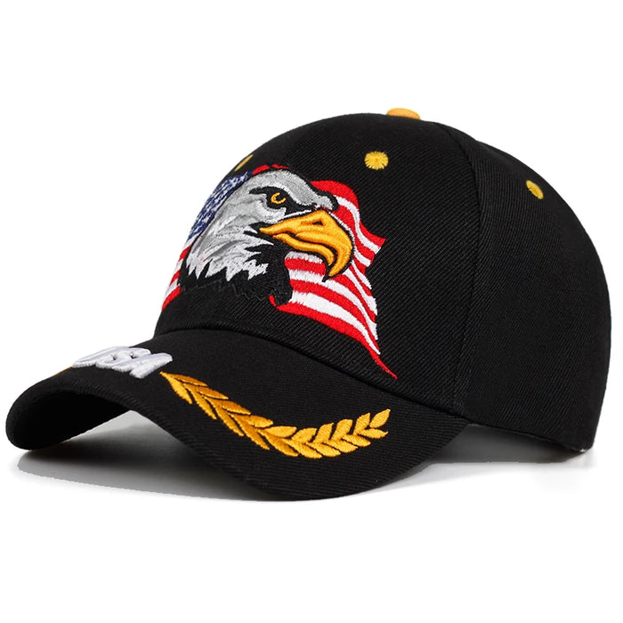 Adjustable Eagle Baseball Cap / Hat For Outdoor Wear