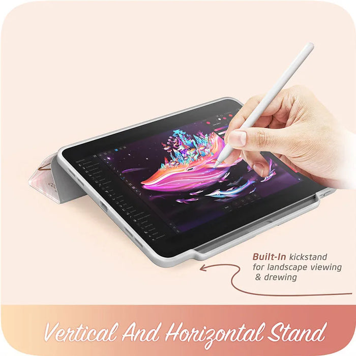 For Ipad Air 13 Inch Case M2 2024 Cosmo Full-Body Trifold Stand Drop Protective Smart Case With Auto Sleep/Wake