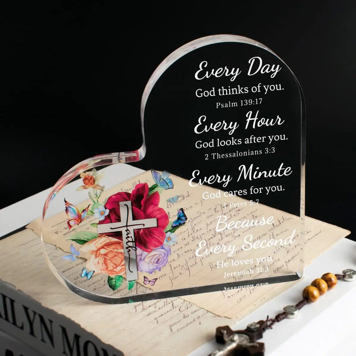 Christian Women's Inspirational Desktop Decoration Acrylic Bible Verses For Friends