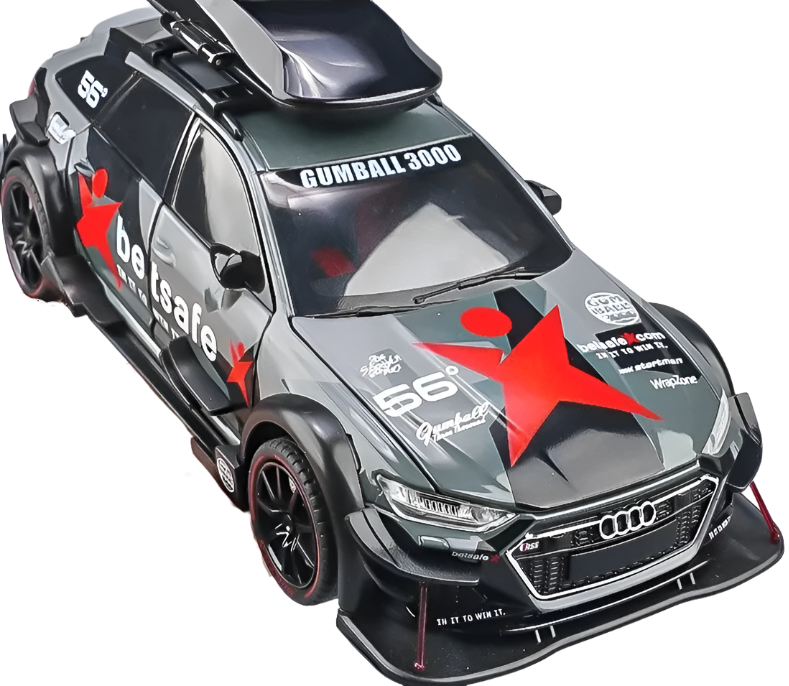 1 24 Rs6 Racing Die Cast Model Car Collector s Item l