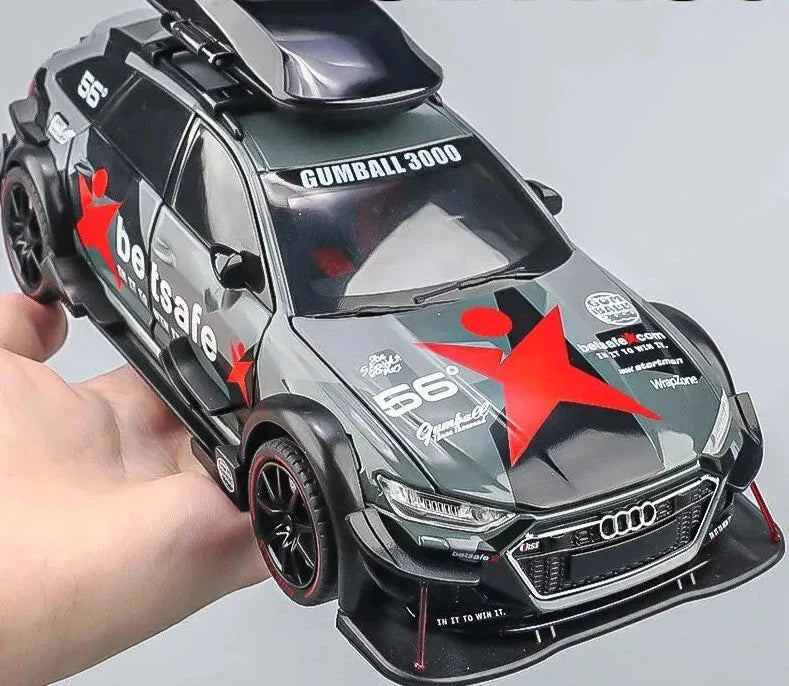 1 24 Rs6 Racing Die Cast Model Car Collector s Item l