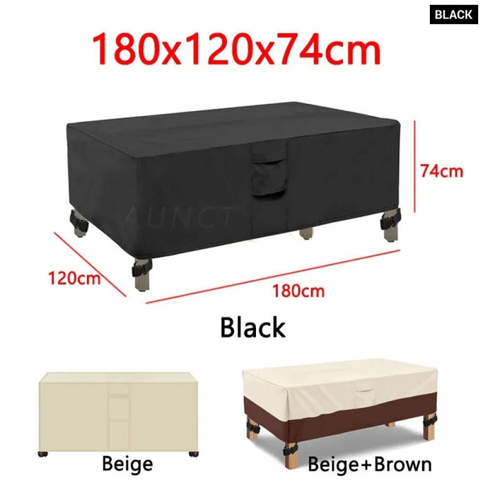 L Shape Corner Outdoor Sofa Cover Waterproof Rattan Corner Furniture Cover V Shape Protective Dust Covers