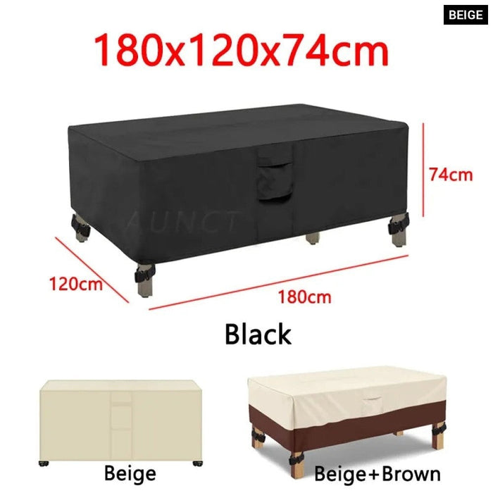 L Shape Corner Outdoor Sofa Cover Waterproof Rattan Corner Furniture Cover V Shape Protective Dust Covers