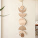 Boho Wooden Moon Garland For Ramadan Decor