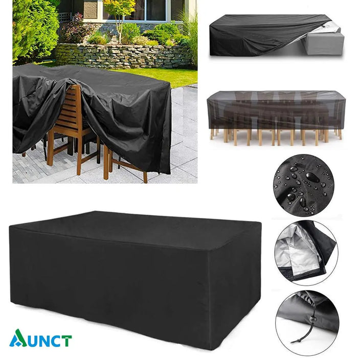 Oxford Cloth Furniture Dustproof Cover For Rattan Table Cube Chair Sofa Waterproof Rain Garden Patio Protective Cover