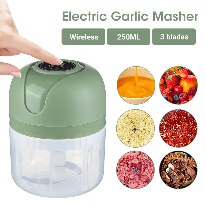 250ml Portable Electric Garlic Chopper