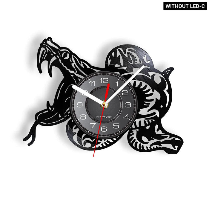 King Cobra Vinyl Record Wall Clock