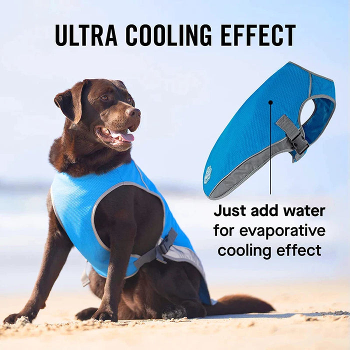 Dog Cooling Vest Durable Breathable Reflective