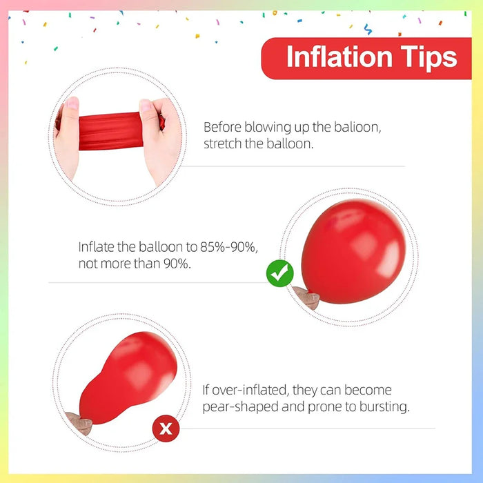 138Pcs Crown Balloon Arch Set - Red Black Silver Balloon Explosion Star Crown-For Weddings Birthdays Balls And Other Events