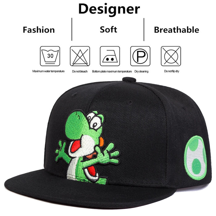 Dino Embroidered Baseball Cap / Hat