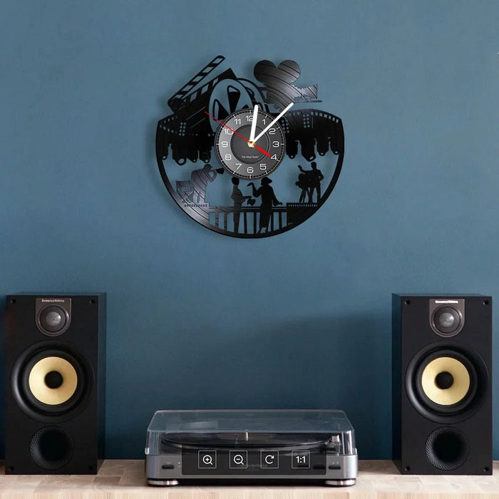 Retro Film Lovers Wall Clock