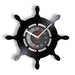 Captains Wheel Vinyl Record Wall Clock