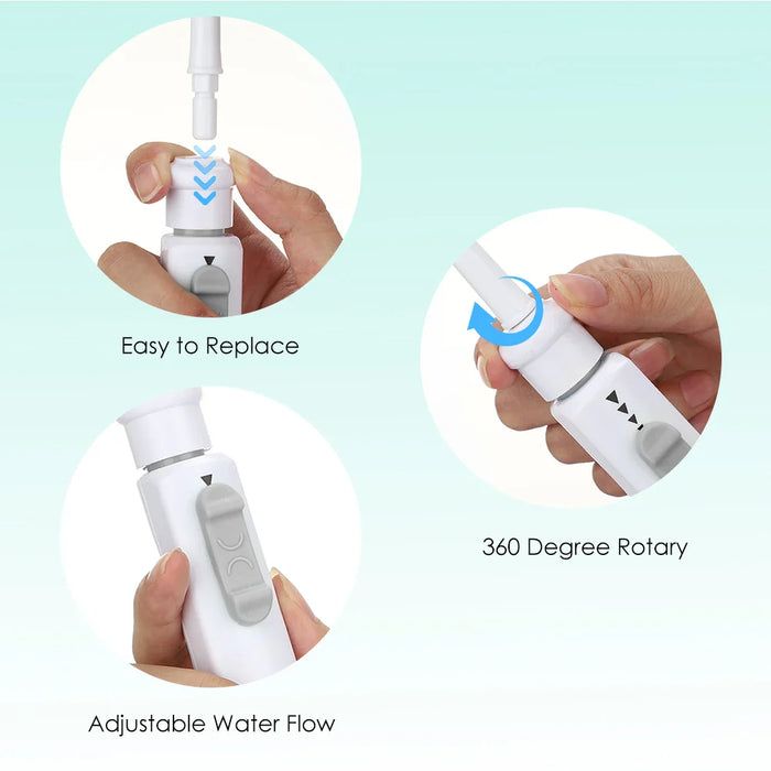 Water Jet Dental Flosser For Clean Teeth