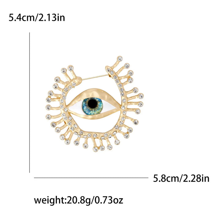 Mystical All Seeing Eyes Brooch Luxury Jewelry For Men Women