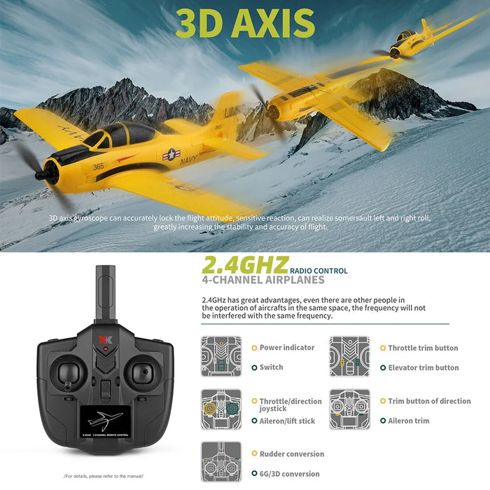 6 Axis Gyro Fighter Rc Airplane Kids