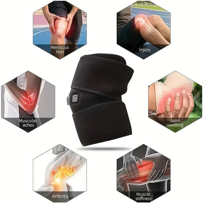 Usb Heated Knee Brace For Arthritis Relief