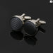 Plaid Cufflinks For Men