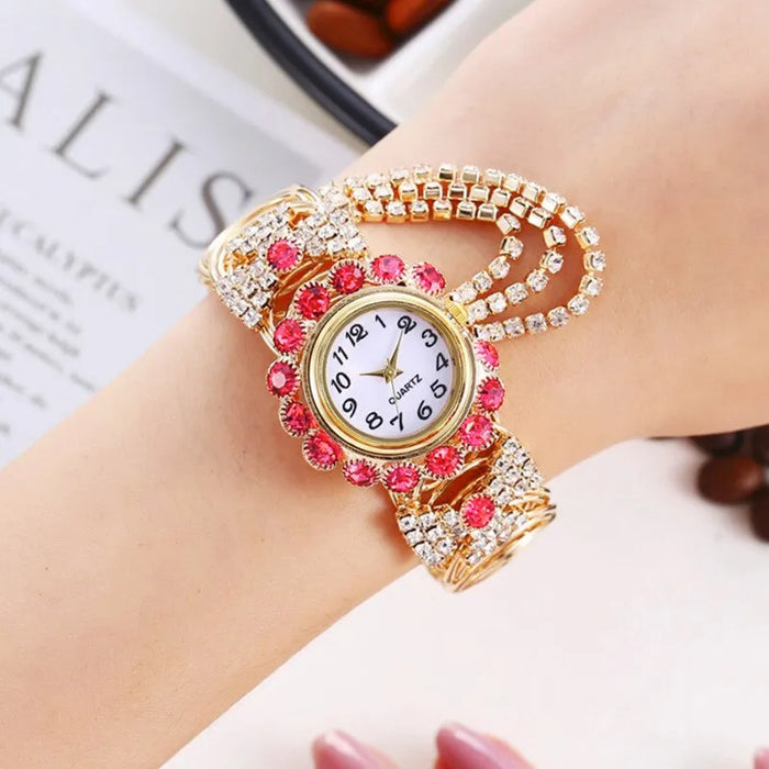 Luxury Women Bracelet Quartz Watches For Magnetic Watch