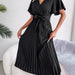 V Neck Chiffon Maxi Dress for Women