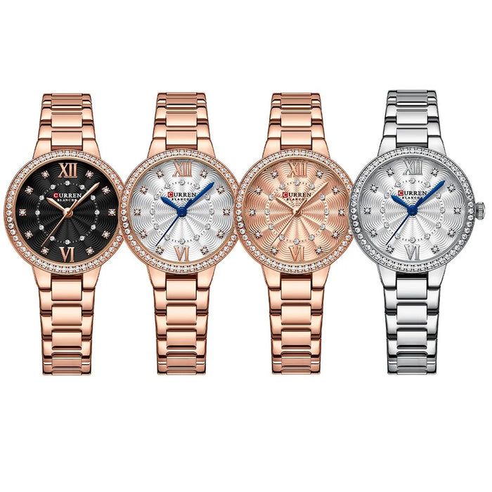 Creative Waterproof Steel Silver Watches For Women