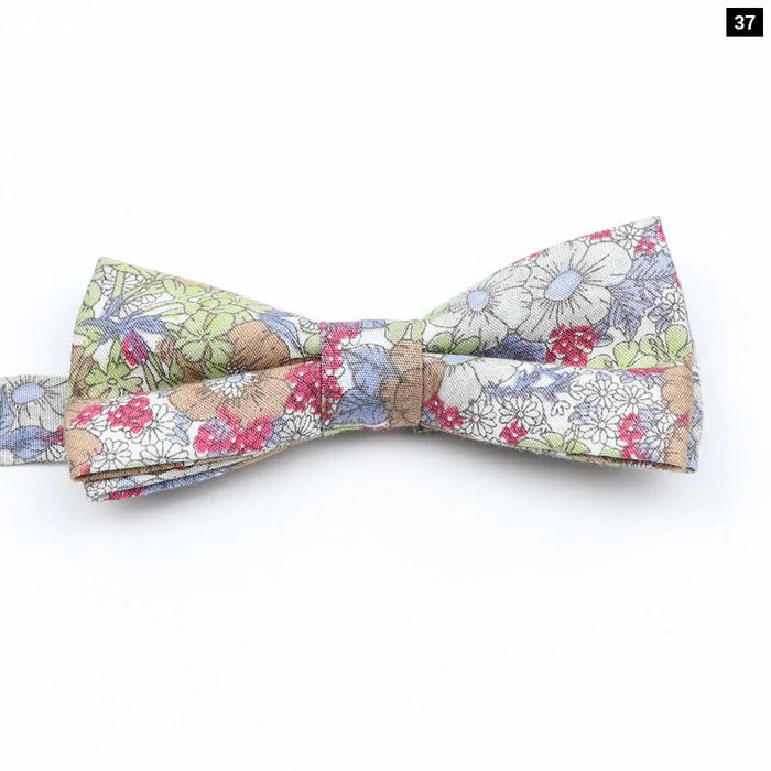 Colourful Floral Bow Ties Fashionable And Fun For Kids