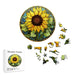 Small Town Sunflower Wooden Puzzle