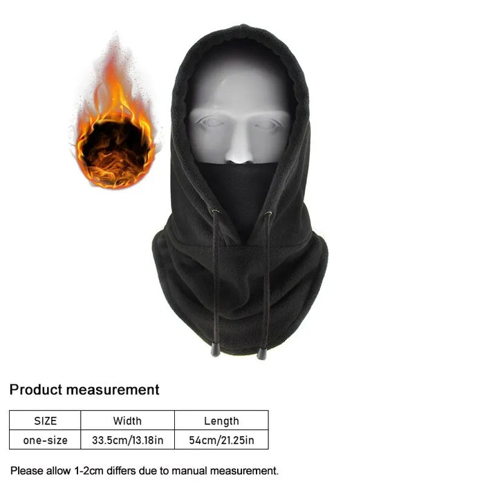 Windproof Winter Cycling Cap Warm Balaclava Hood For Outdoor Activities