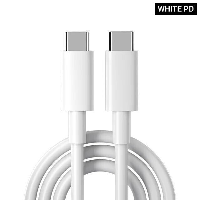 60W Usb C To Usb C Cable For Xiaomi Poco F3 Plus Mi 12/11 Pro Fast Charge