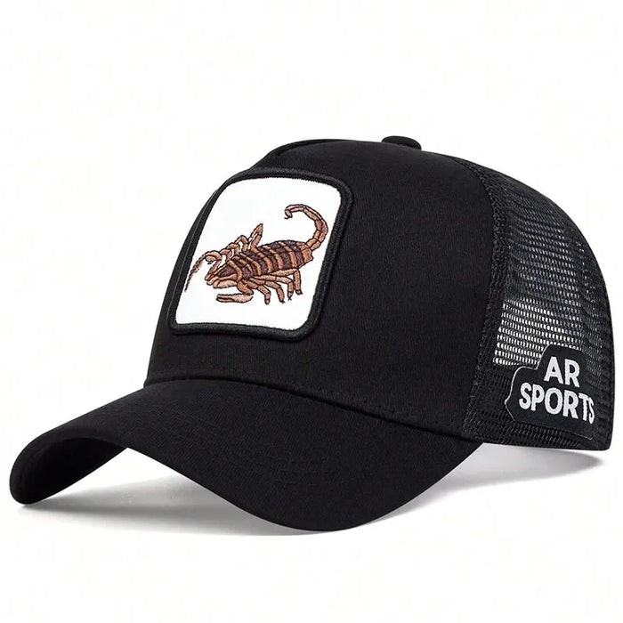 Adjustable Scorpion Baseball Cap / Hat For Outdoor Sun Protection