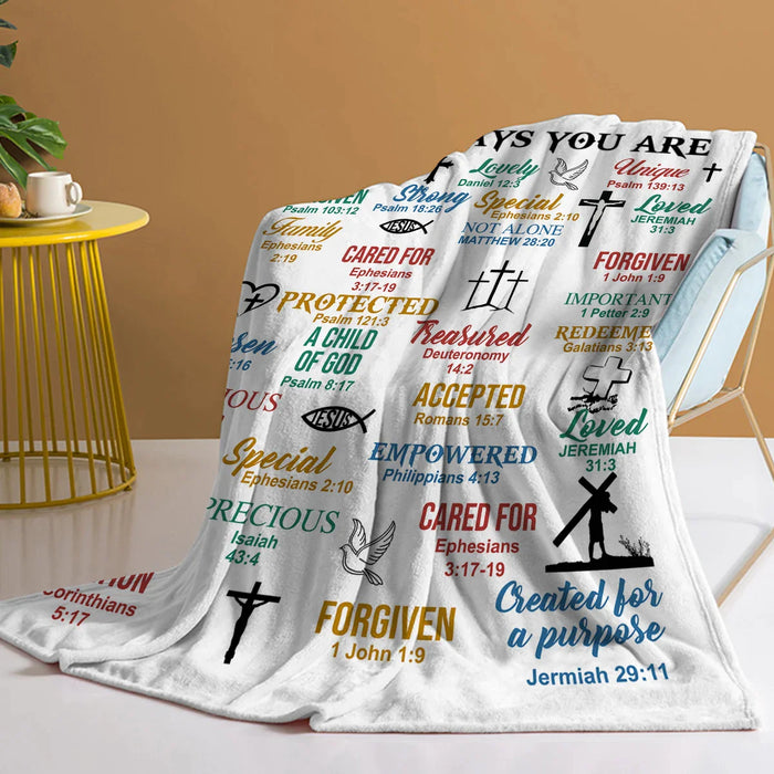 Jesus Christ Cross And Pigeon Throw Blanket For Couch Sofa Bed