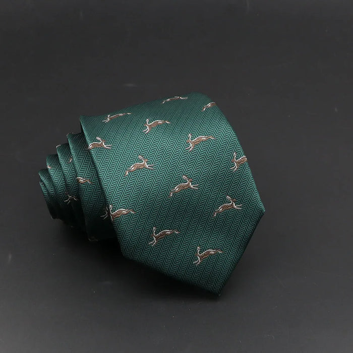 Cartoon Animal Tie For Weddings And Parties