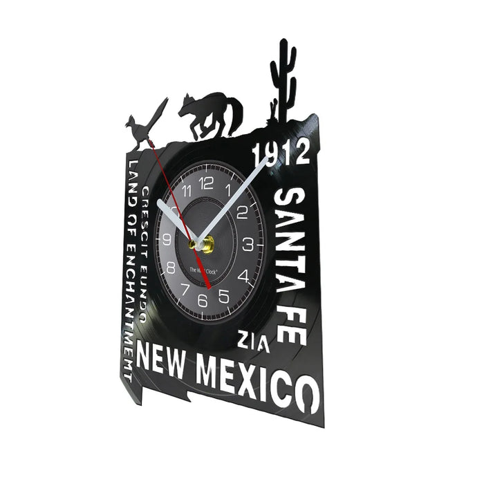 Usa State Sign Wall Clock