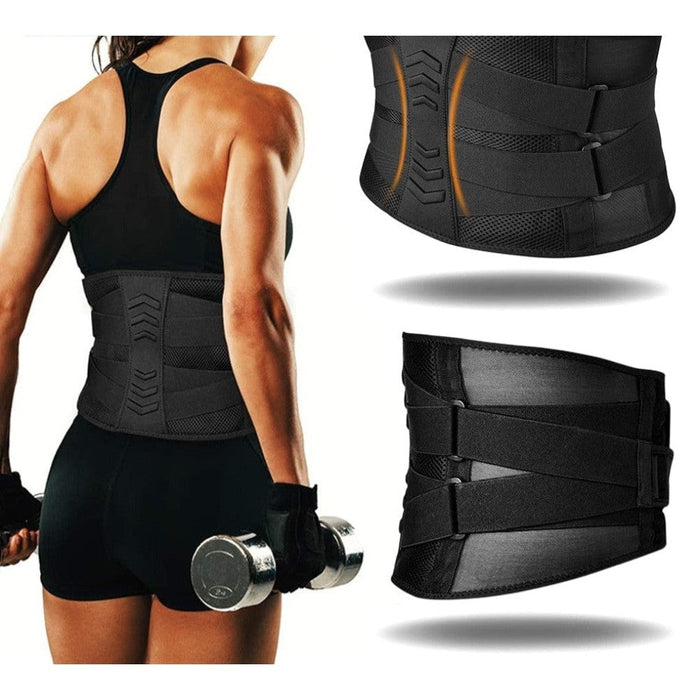 Adjustable Back Support Belt with Lumbar Pad for Work Heavy Lifting