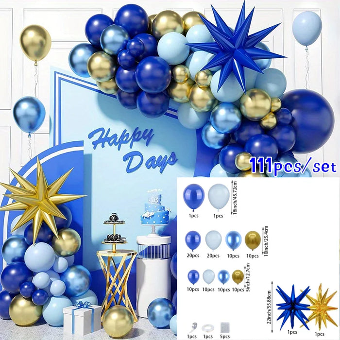 137Pcs Black And White Balloon Garland Arch Kit For Birthday Weddings Disco Parties And Other Scene Decoration Items