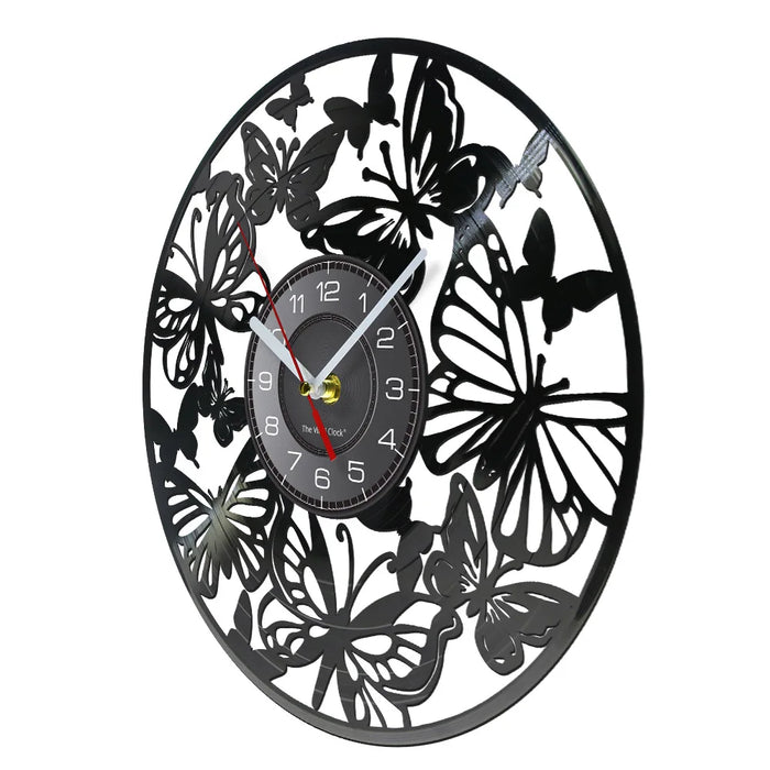 Angel Butterfly Wall Clock