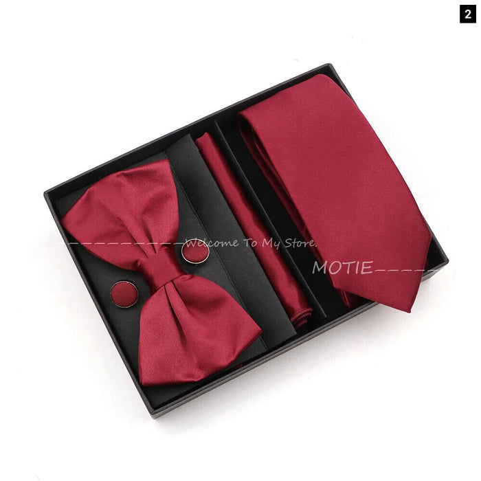 Mens Tie Set For Weddings And Parties