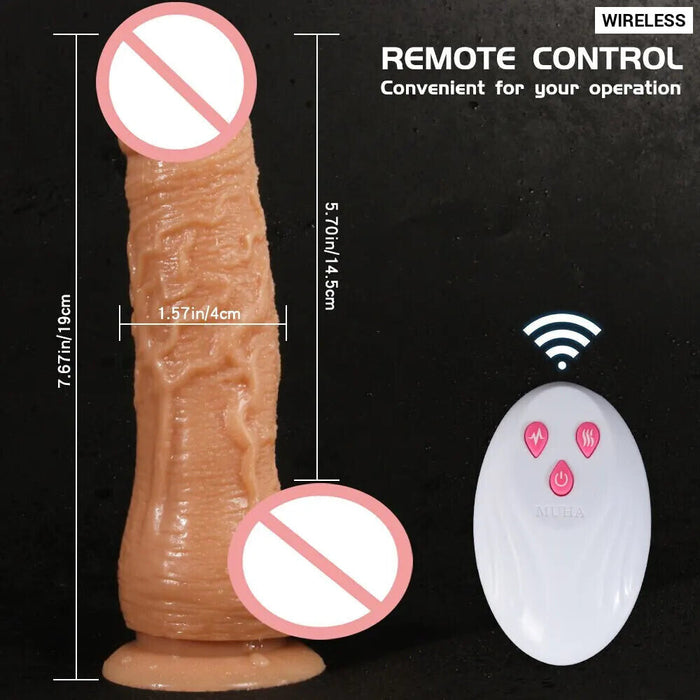 Telescopic Rotation Dildo Vibrator