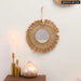 Handmade Macrame Round Wall Mirror For Home Decor