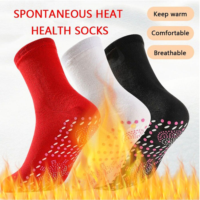 Winter Warm Tourmaline Magnetic Heated Socks Therapy For Yoga